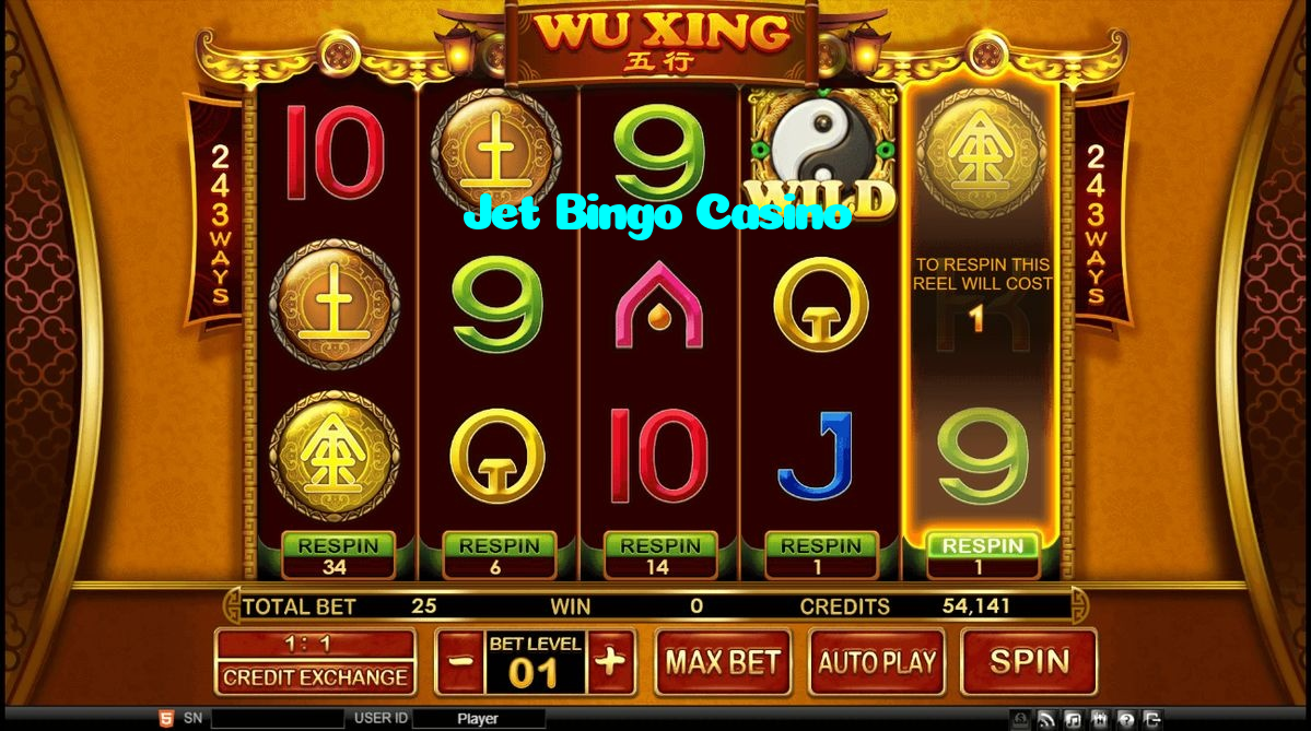 available types of Jet Bingo Casino bet including pre-match live express and system bets